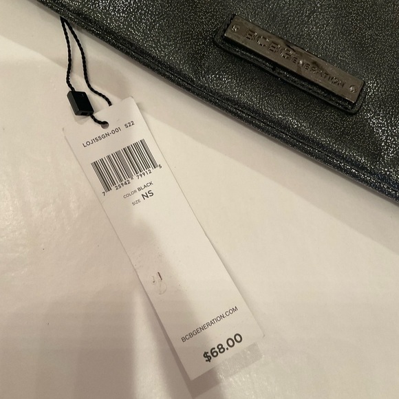 BCBG black crystal detailed clutch - Picture 8 of 12